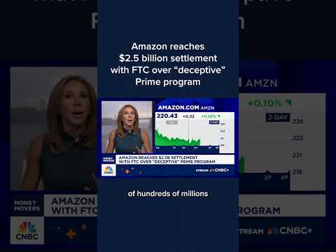 Amazon reaches $2.5 billion settlement with FTC over 'deceptive' Prime program