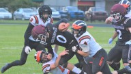 WATCH: Cheboygan's defense applies pressure, gets sack in football game at Charlevoix