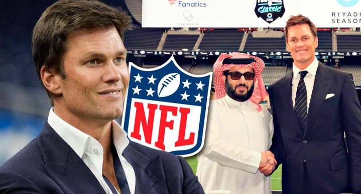 NFL se deslinda de Tom Brady y el juego de flag football que disputará en Arabia Saudita
