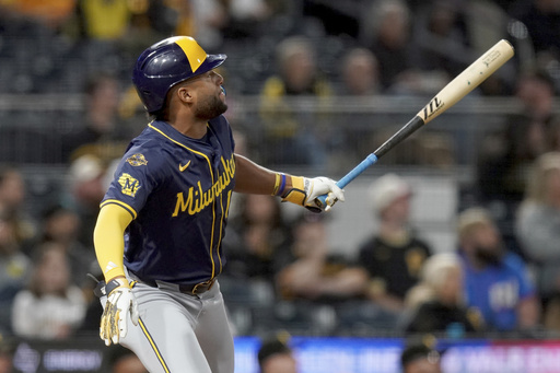 Bauers y Chourio pegan jonrones, Woodruff lanza 6 entradas en blanco y Cerveceros vencen a Piratas