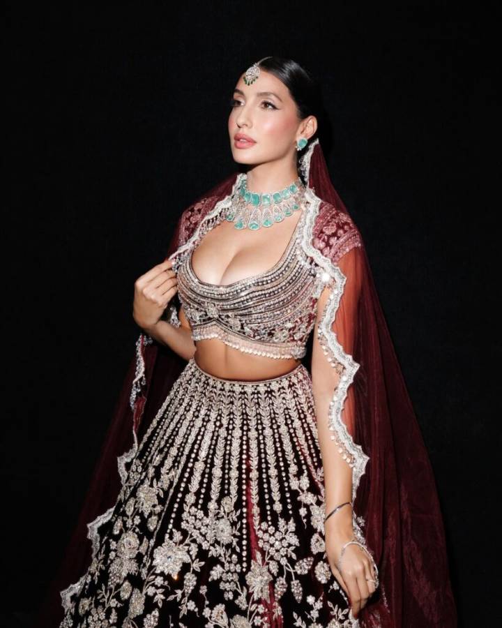 Nora Fatehi Rules in Velvet Royal Drama