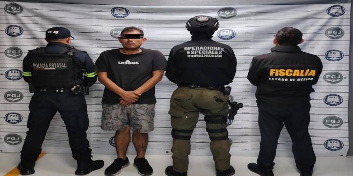 Cae “El Orejas”, objetivo prioritario en Edomex ligado a extorsiones: sería miembro de un brazo armado de la Unión Tepito