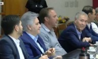 Cuatro gobernadores reunidos tras el veto de Milei a la nueva Ley que repartía más fondos a las provincias