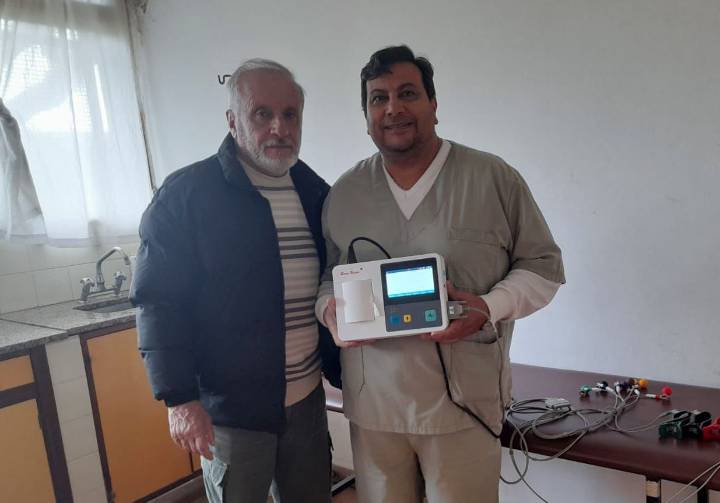La Uunidad Sanitaria Valdés recibió nuevom electrocardiógrafo