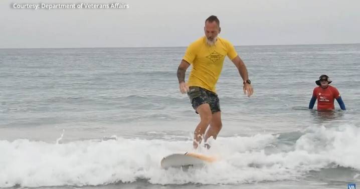 Montana Marine finds healing through surfing at National Veterans Sports Clinic