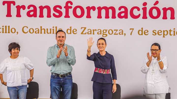 Sheinbaum Presenta Inversión para Tamaulipas y Coahuila en Gira por Primer Informe