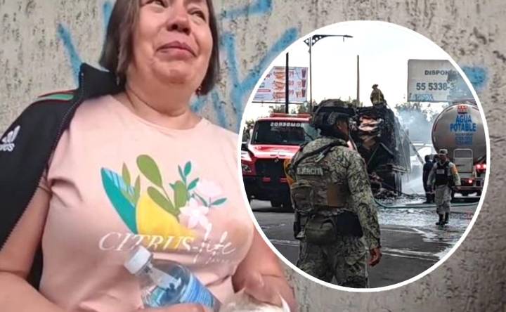 "Sobreviví de milagro": Citlalli iba manejando al lado de la pipa que explotó en el Puente de La Concordia
