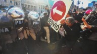 Golpes y represión en una nueva marcha de jubilados en el Congreso