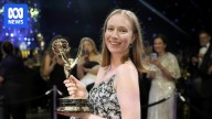 2025 Emmys key moments: From Hacks star Hannah Einbinder's acceptance speech to chants for Stephen Colbert