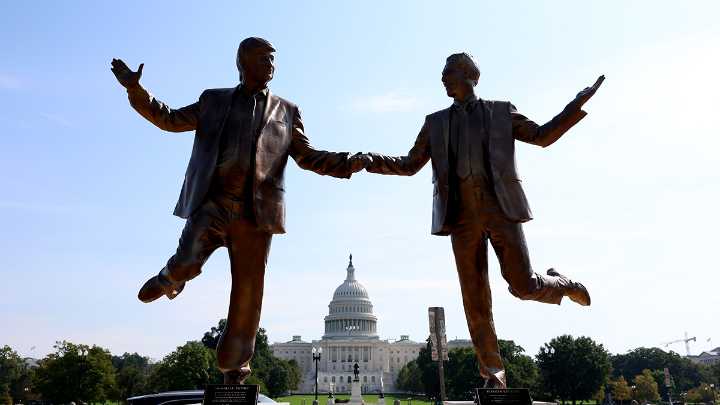Government removes National Mall statue of Trump and Epstein holding hands