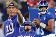 Giants name Jaxson Dart starting QB, bench Russell Wilson
