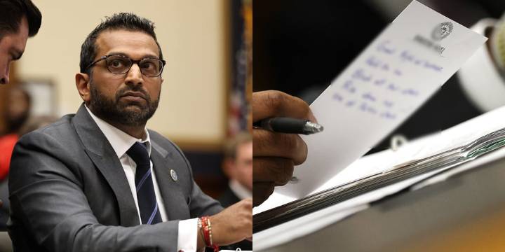 FBI Director Kash Patel’s Handwritten Notes From House Judiciary Committee Hearing Seen in Photos, Go Viral: What They Seemingly Said 