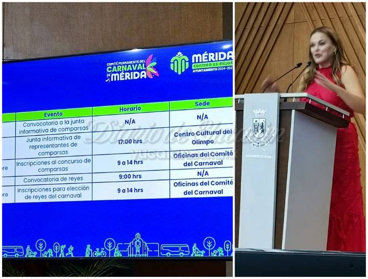 El Carnaval de Mérida 2026 “ya empezó”: Cecilia Patrón anuncia actividades