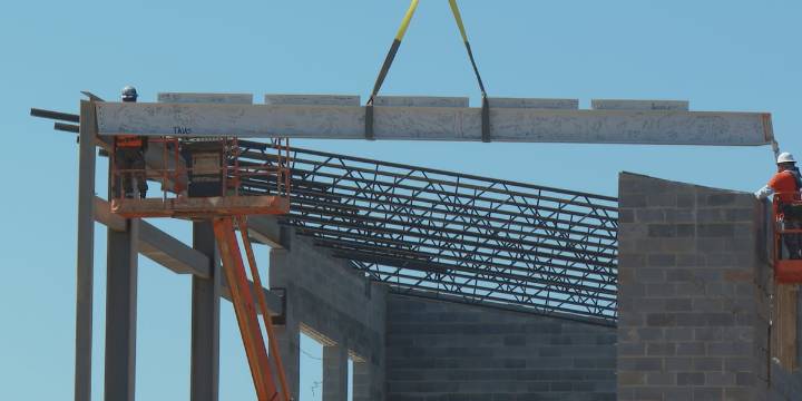 Construction nears finish on new high school in Orangeburg