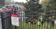 Bystander struck at the scene of city crash