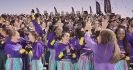 Timber Creek band surprised with 2027 Rose Parade invitation during football game