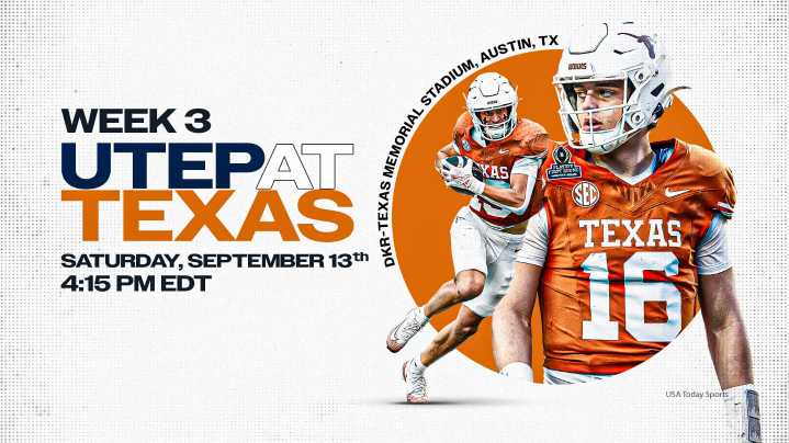 UTEP Miners at No. 7 Texas Longhorns: Live updates from Austin