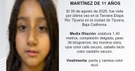 Se busca a Leah Aydalin Palacios Martínez de 11 años