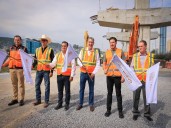Samuel García arranca obras del Parque Lineal Avenida Constitución
