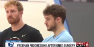 Creighton's Owen Freeman recovering from offseason knee surgery