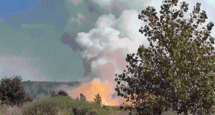 HAZMAT team on scene of chemical fire in Newburgh
