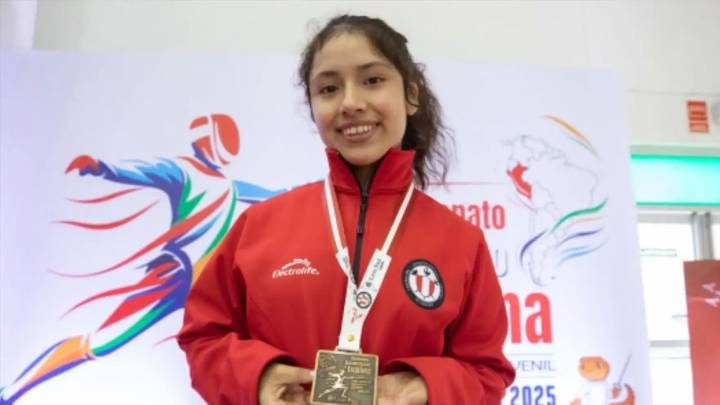 Perú brilla en la esgrima: Cielo Vizcarra gana oro en el Sudamericano