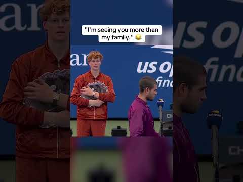 Carlos’ message to Jannik 😭 #USOpen
