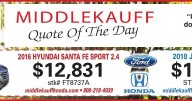 MIDDLEKAUFF AUTO GROUP * 