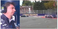 La reacción de James Vowles, el jefe de Williams, tras el choque de Albon a Colapinto en Bakú