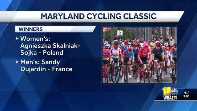 These are the winners of the 2025 Maryland Cycling Classic