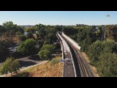 Work to remove and replace the Del Rio Trail Bridge is underway