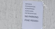 Commuters flay Rs 500 no-parking fine at Infosys metro station
