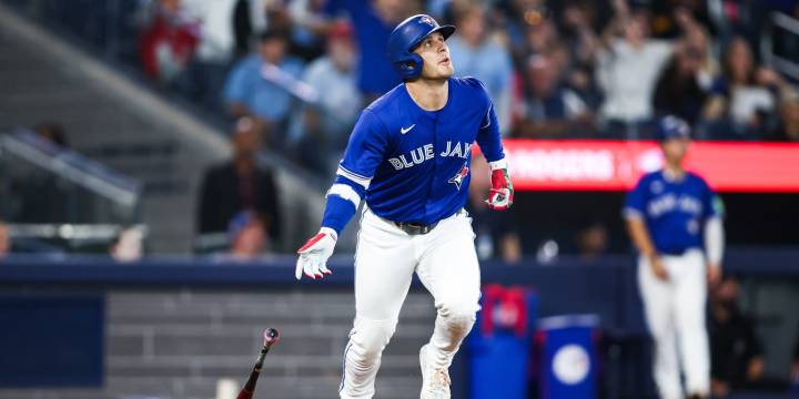 Daulton Varsho hits grand slam in Blue Jays' win over Red Sox
