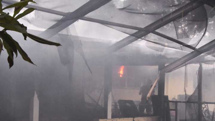 Resident, firefighter receive aid after Indialantic Florida house fire