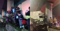 Tráiler choca contra pilar del Metro en Línea B; descartan daños estructurales