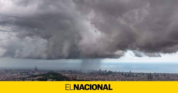 Una DANA en Francia mantiene el tiempo de otoño en Catalunya con nieve, lluvias y granizadas