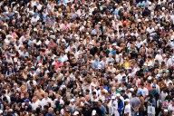 Fans remain stuck in line as US Open final begins because of extra security with Trump attending