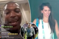 TCU star takes Jordon Hudson swipe during wild locker room celebration
