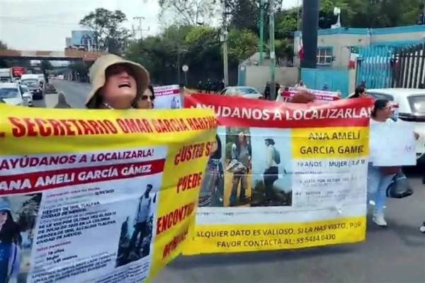 Protestan por desaparición de Amelí