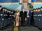 Trump llega a Reino Unido con agenda de comercio y conflictos internacionales