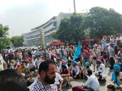 PRTC/Panbus Employees stage protest at Punjab Assembly; Government fixes Oct 8 meeting to address demands