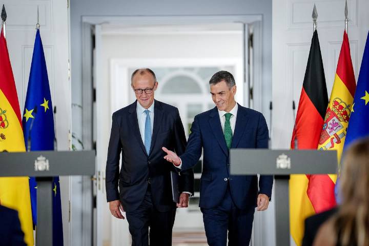 Sánchez y Merz presionan juntos a Netanyahu pero discrepan sobre el “genocidio” en Gaza