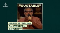 Israel is “drunk on Western impunity”