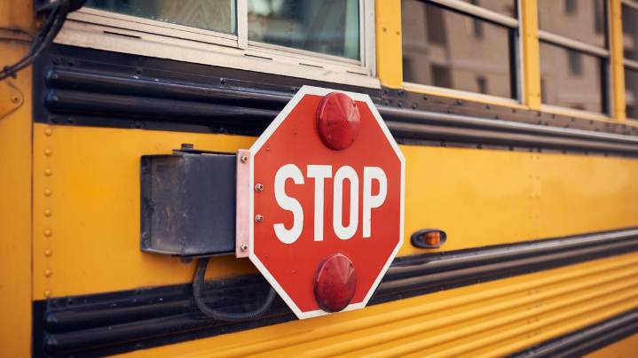 No injuries after car runs stop sign, crashes into Lorain school bus, district says