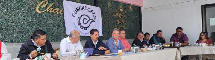ULISES RUIZ ADVIERTE SOBRE UN NARCO ESTADO EN MEXICO ANTE GRUPO FUNDADORES
