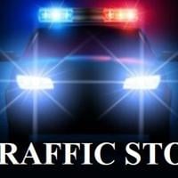 Woman arrested on a drug charge during a traffic stop