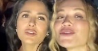Billie Eilish and Salma Hayek amongst star-studded crowd attending Oasis US gig