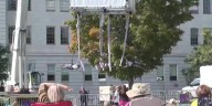 Italian acrobats stun the Montpelier sky