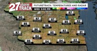 Temperatures remain mild Wednesday