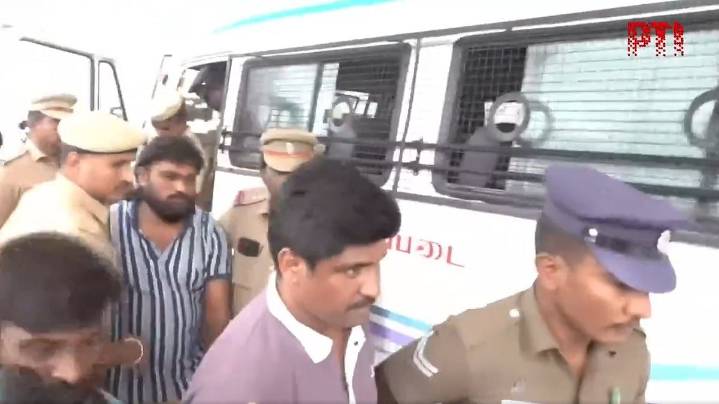 Karur stampede: 2 TVK officials sent to 14